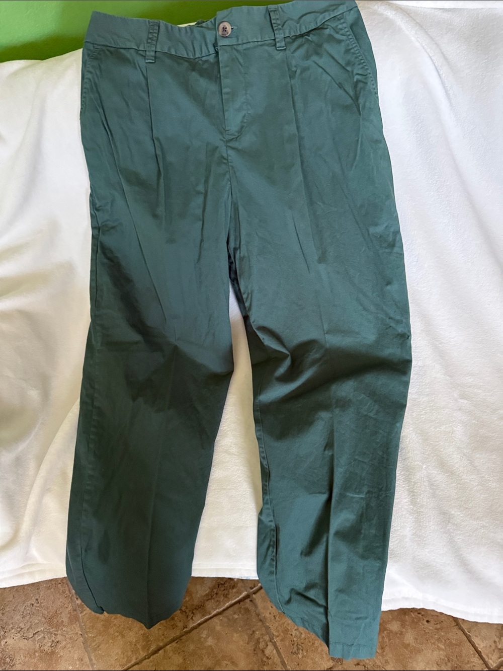 a new day Women's Dark Teal Chino Trousers